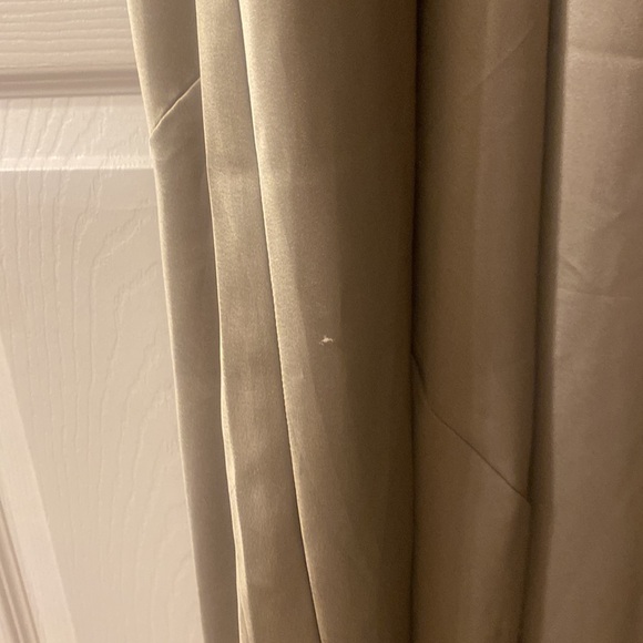 Jasmine Maxi Halter Dress in Green Moss Luxe Satin - Picture 6 of 11